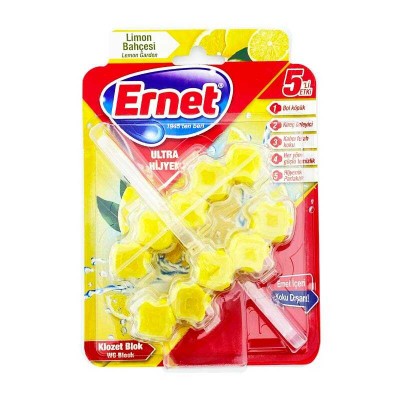 Ezel ERNET WC záves blok - žltý citrón 1 x 50g